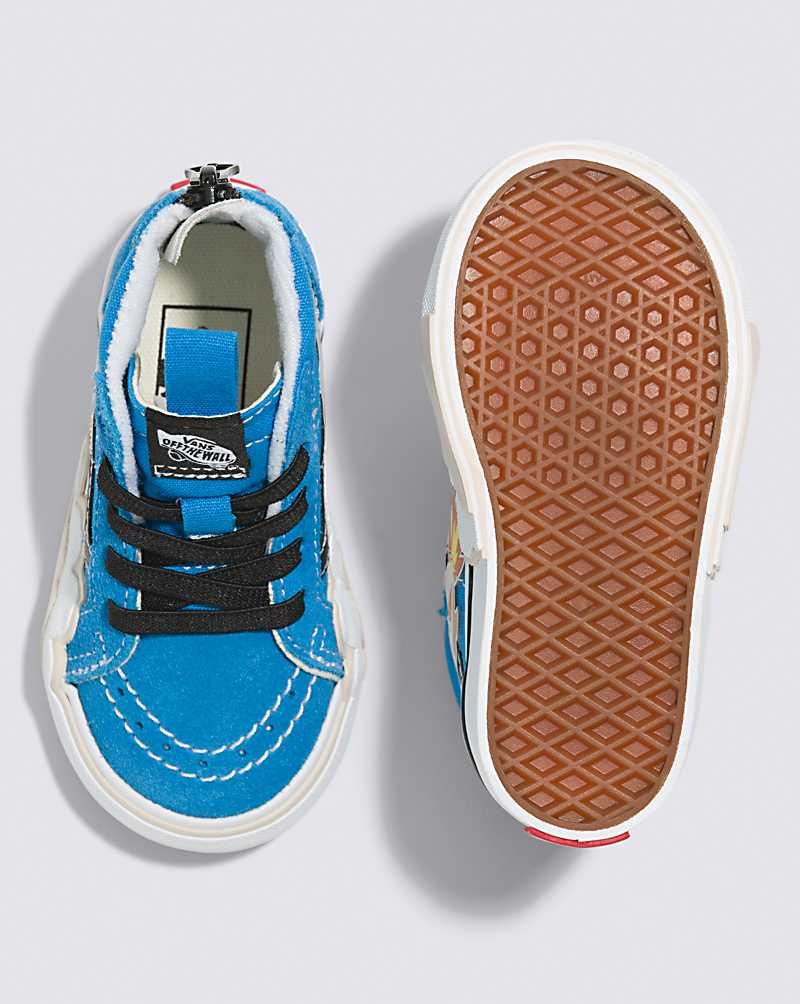 Vans Kleinkinder Sk8-Hi Zip Rocket Schuhe Kinder Blau | Österreich WJTZBR345