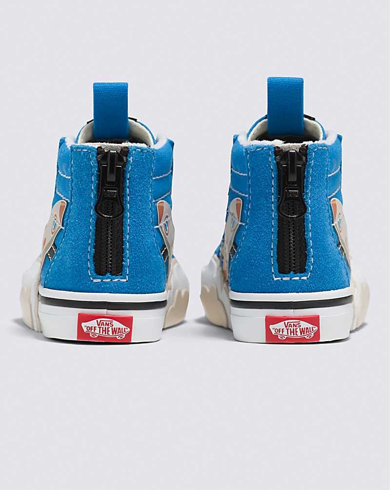 Vans Kleinkinder Sk8-Hi Zip Rocket Schuhe Kinder Blau | Österreich WJTZBR345