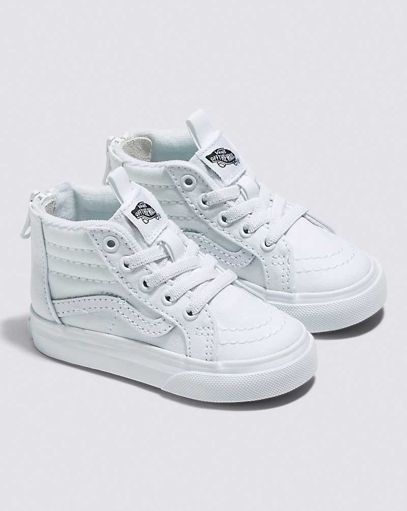 Vans Kleinkinder Sk8-Hi Zip Schuhe Kinder Weiß | Österreich WFXCKG946