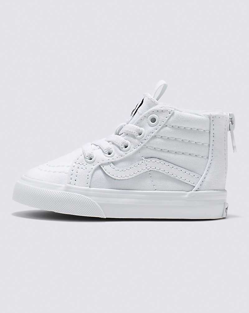 Vans Kleinkinder Sk8-Hi Zip Schuhe Kinder Weiß | Österreich WFXCKG946