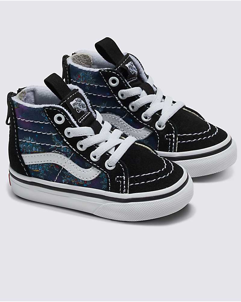 Vans Kleinkinder Sk8-Hi Zip Schuhe Kinder Blau | Österreich RGVWLH839