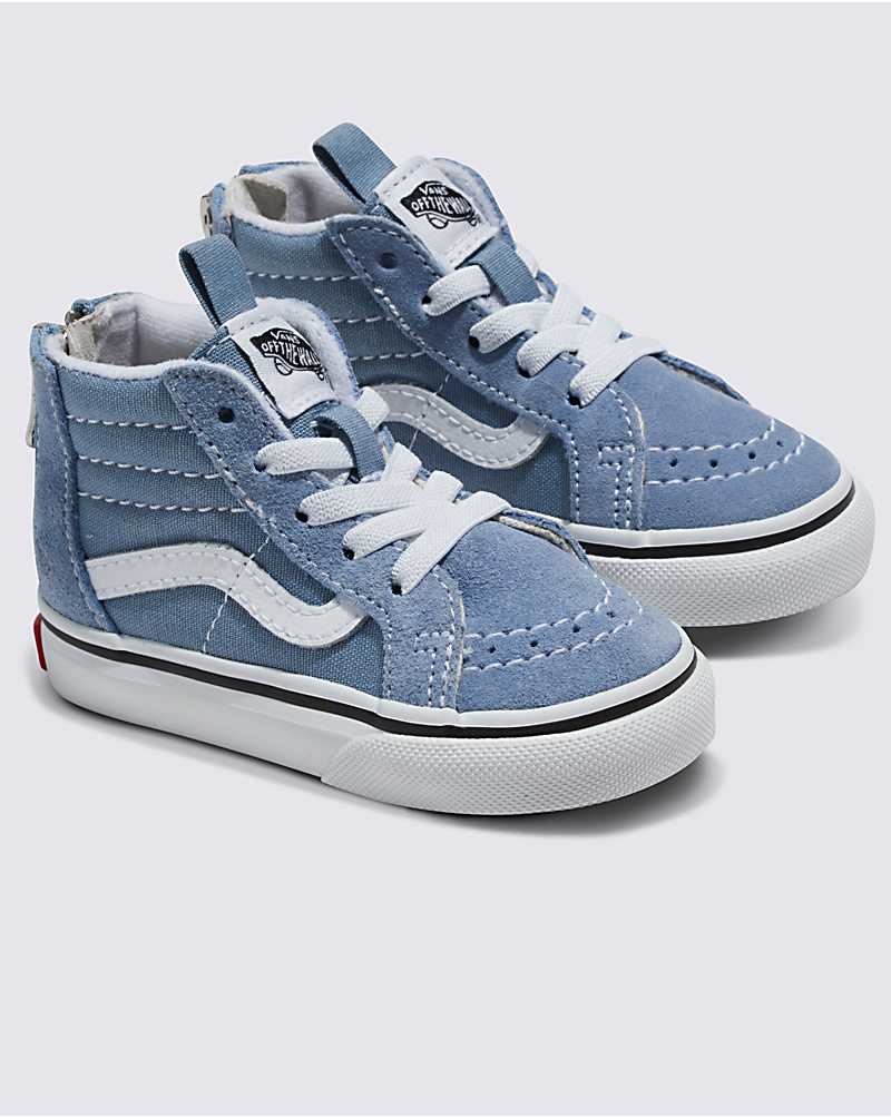 Vans Kleinkinder Sk8-Hi Zip Schuhe Kinder Blau | Österreich PFRUKX059