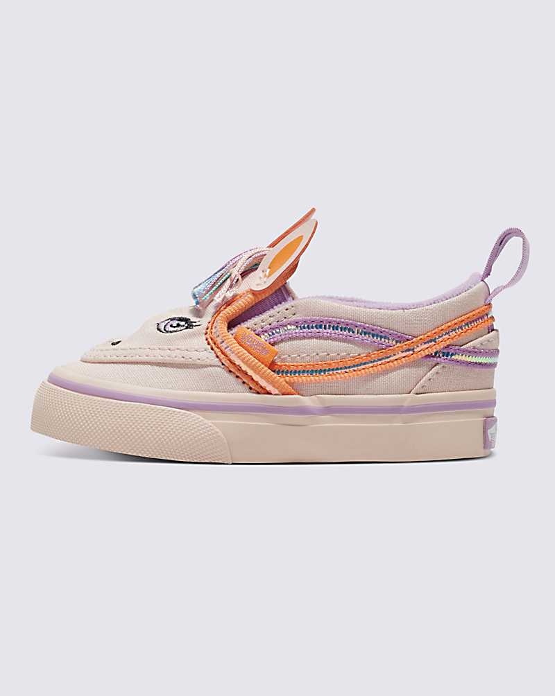 Vans Kleinkinder Slip-On V Cyber Horse Schuhe Kinder Rosa | Österreich WLFQIC475