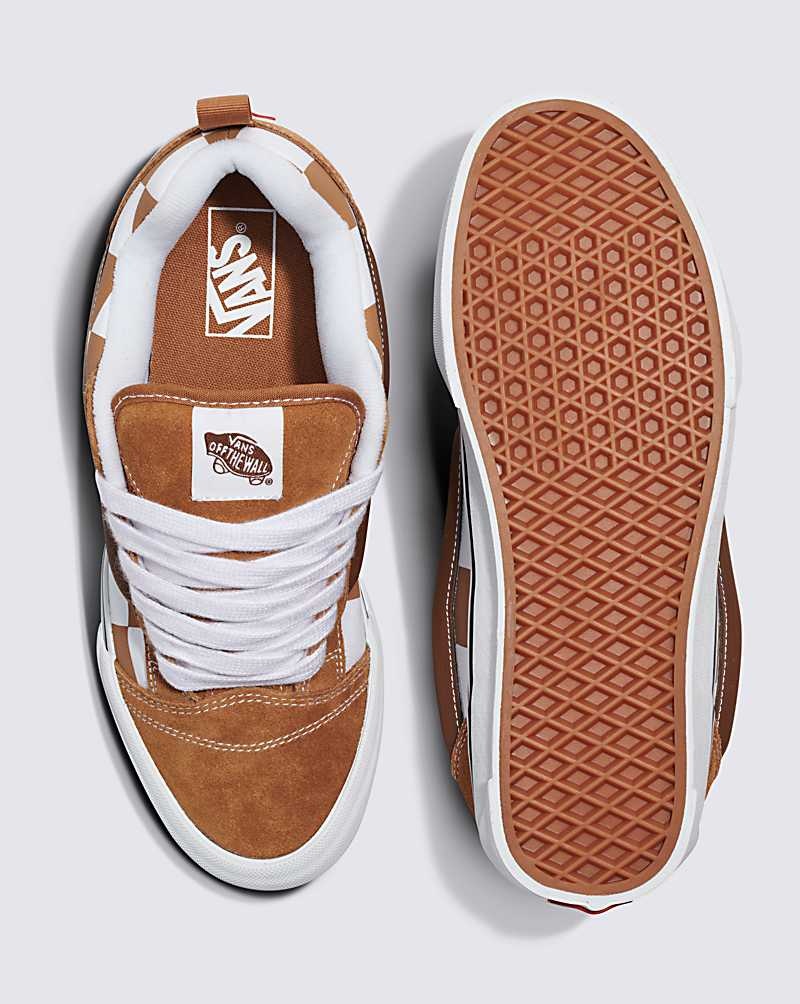 Vans Knu Skool Schuhe Damen Braun | Österreich CNJYHG561