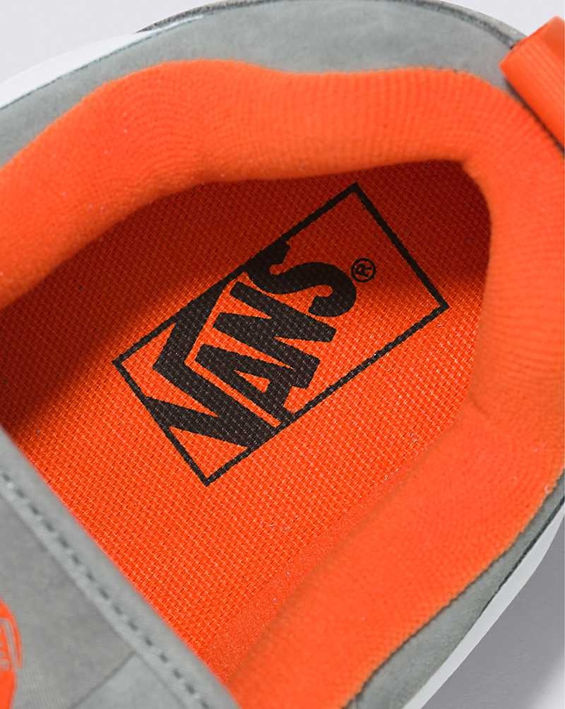 Vans Knu Skool Schuhe Damen Grau Orange | Österreich EGHXAP736