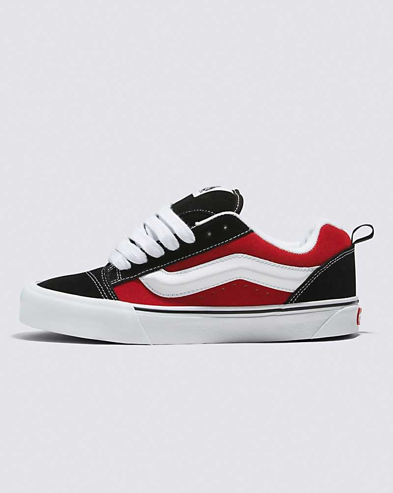 Vans Knu Skool Schuhe Damen Rot Weiß | Österreich IDMVTL156