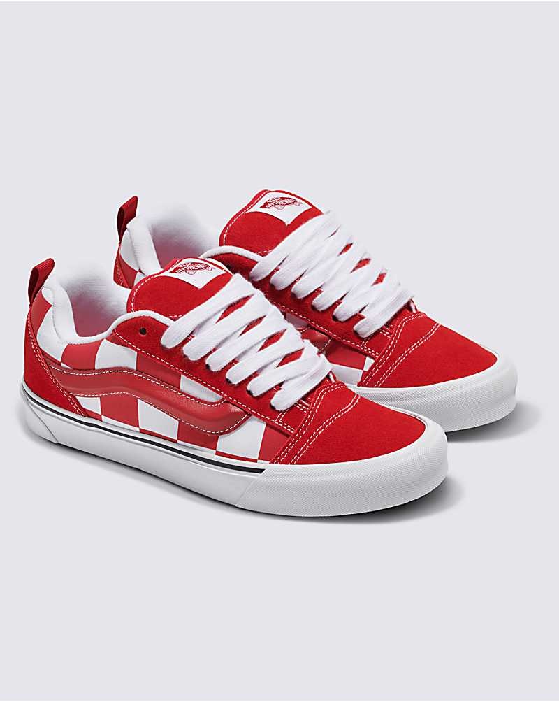 Vans Knu Skool Schuhe Damen Rot | Österreich JCDPKI967