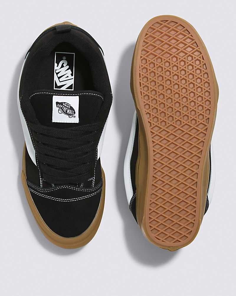 Vans Knu Skool Schuhe Damen Schwarz | Österreich KAIXMJ084