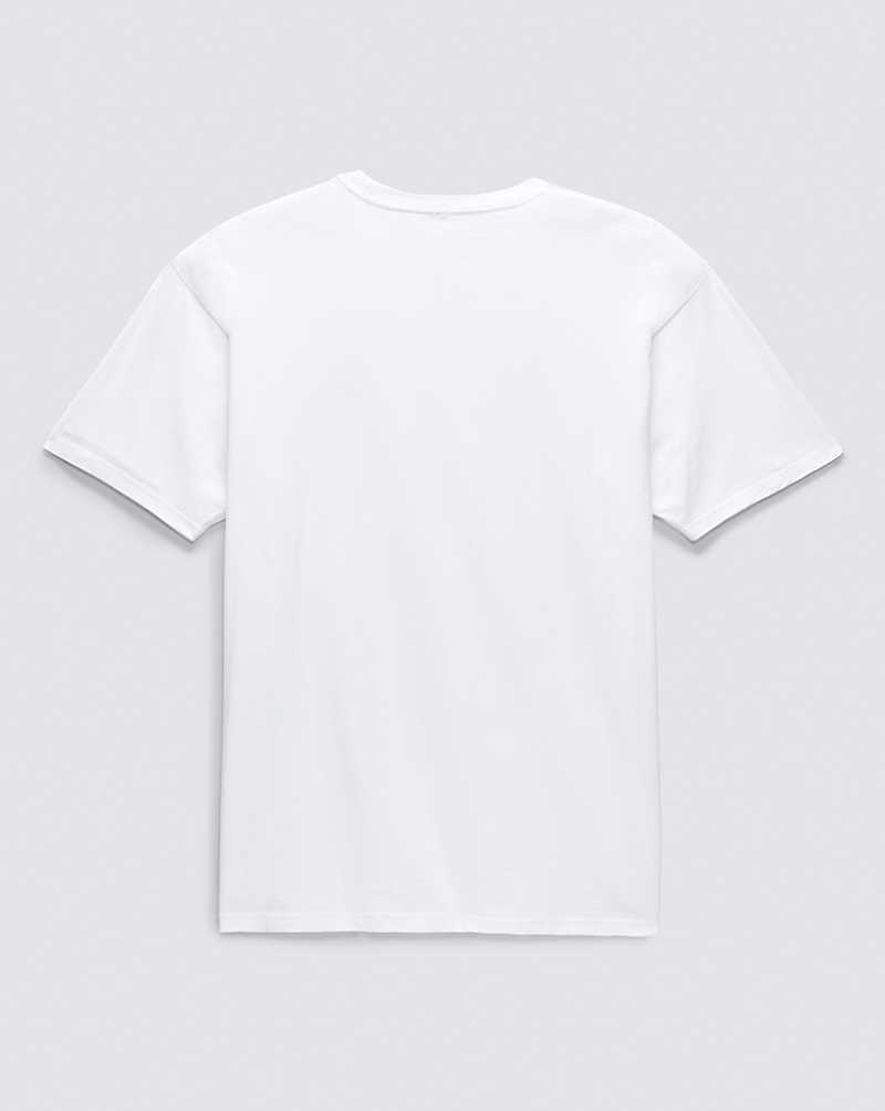 Vans Left Chest Logo T-Shirt Herren Weiß | Österreich HFYKSW817