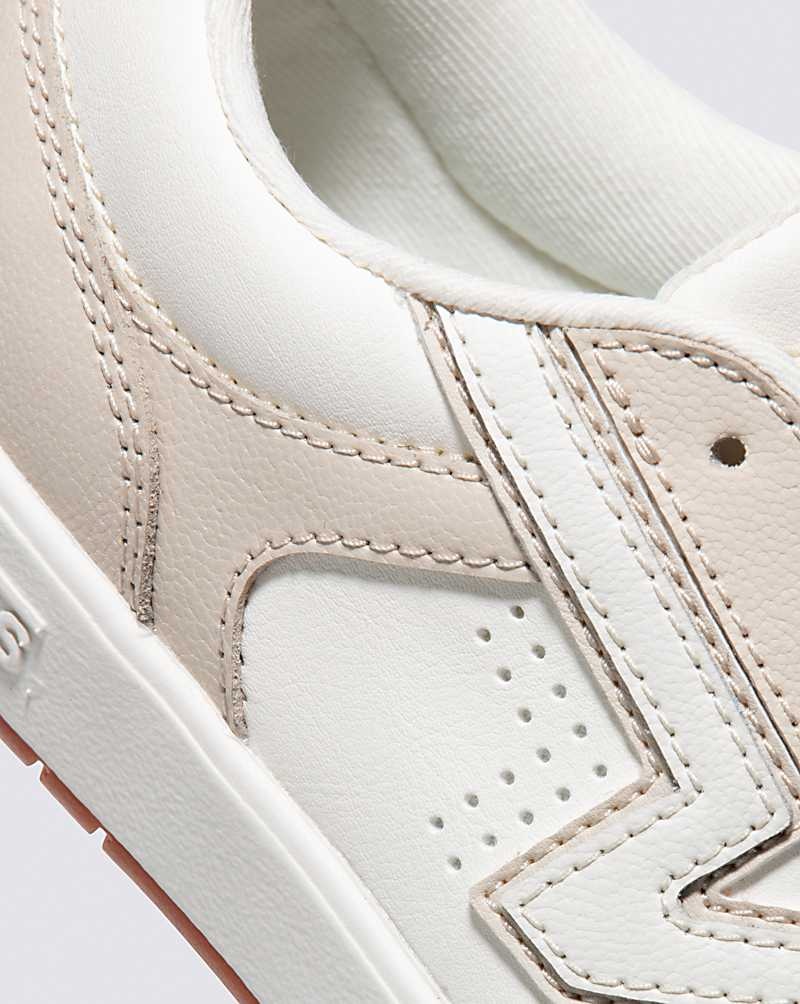 Vans Lowland ComfyCush Leder Schuhe Herren Weiß Beige | Österreich NIUJPB501