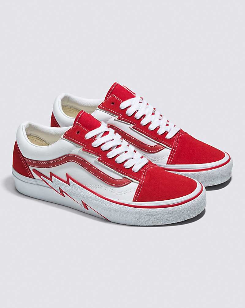 Vans Old Skool Bolt 2-Tone Schuhe Damen Rot Weiß | Österreich WAXMDR594