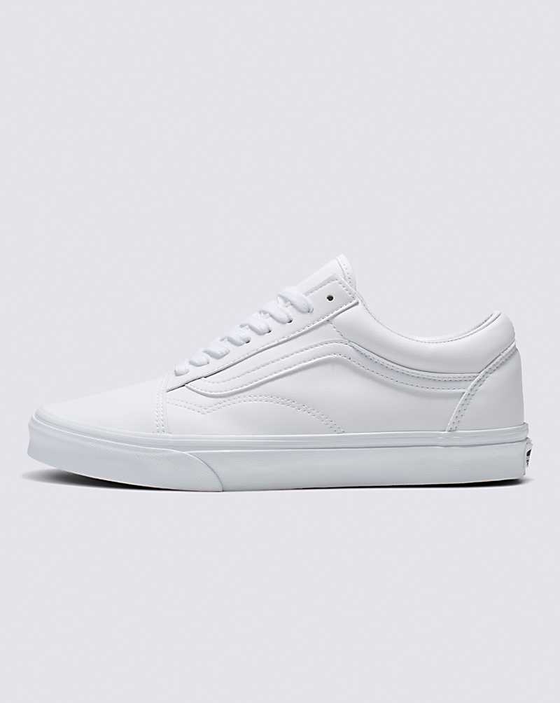 Vans Old Skool Classic Tumble Schuhe Herren Weiß | Österreich OMTKWI751