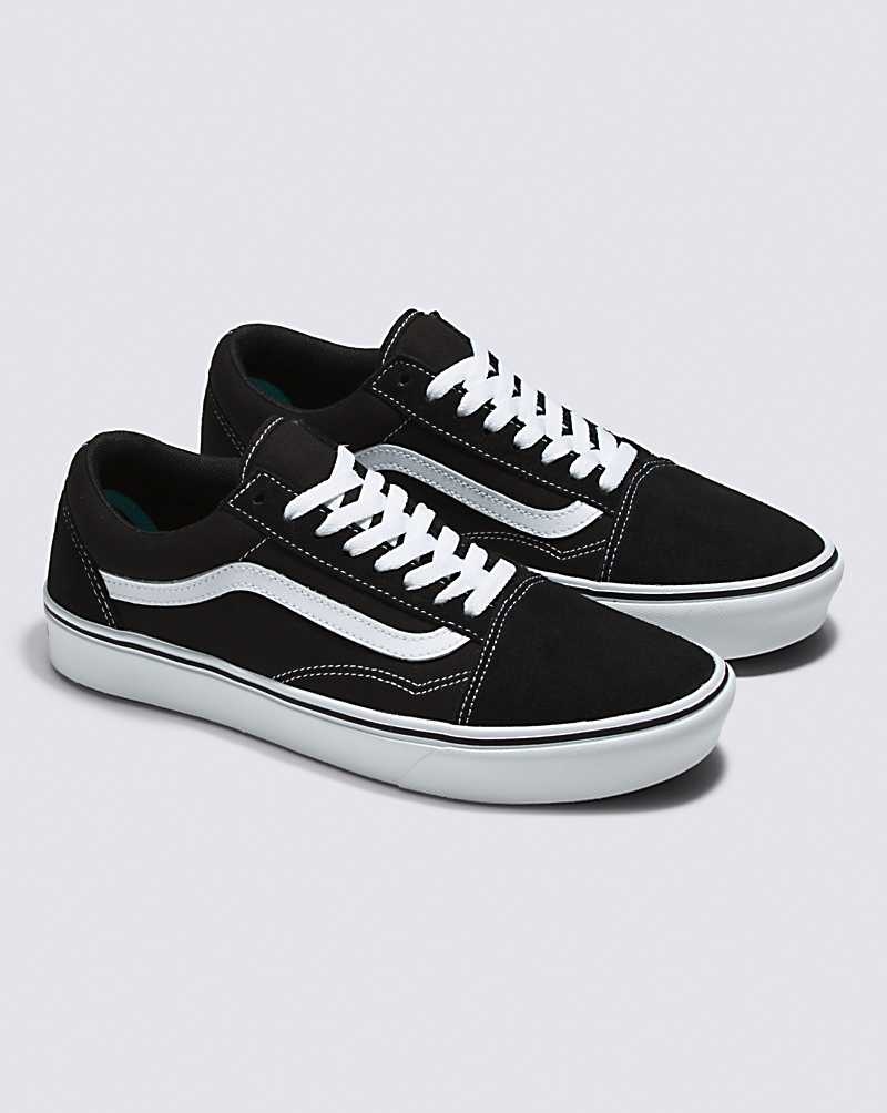 Vans Old Skool ComfyCush Schuhe Damen Schwarz Weiß | Österreich KGESTB458