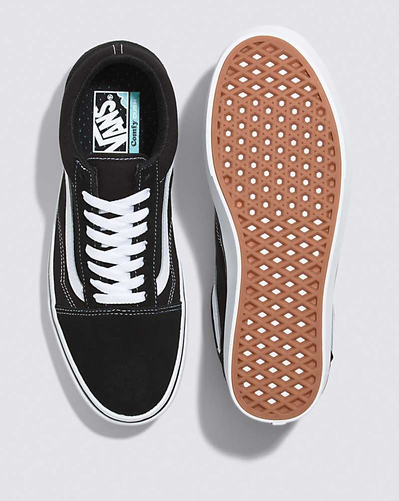 Vans Old Skool ComfyCush Schuhe Damen Schwarz Weiß | Österreich KGESTB458