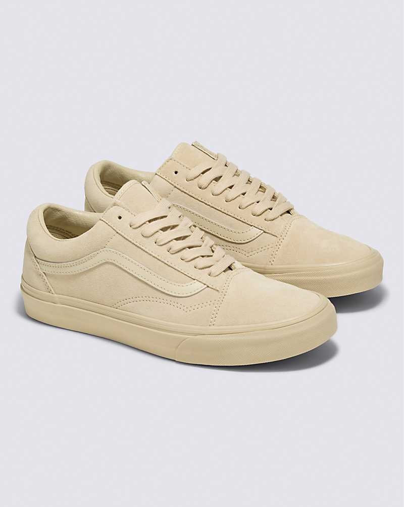 Vans Old Skool Mono Wildleder Schuhe Damen Beige | Österreich EUATRS647