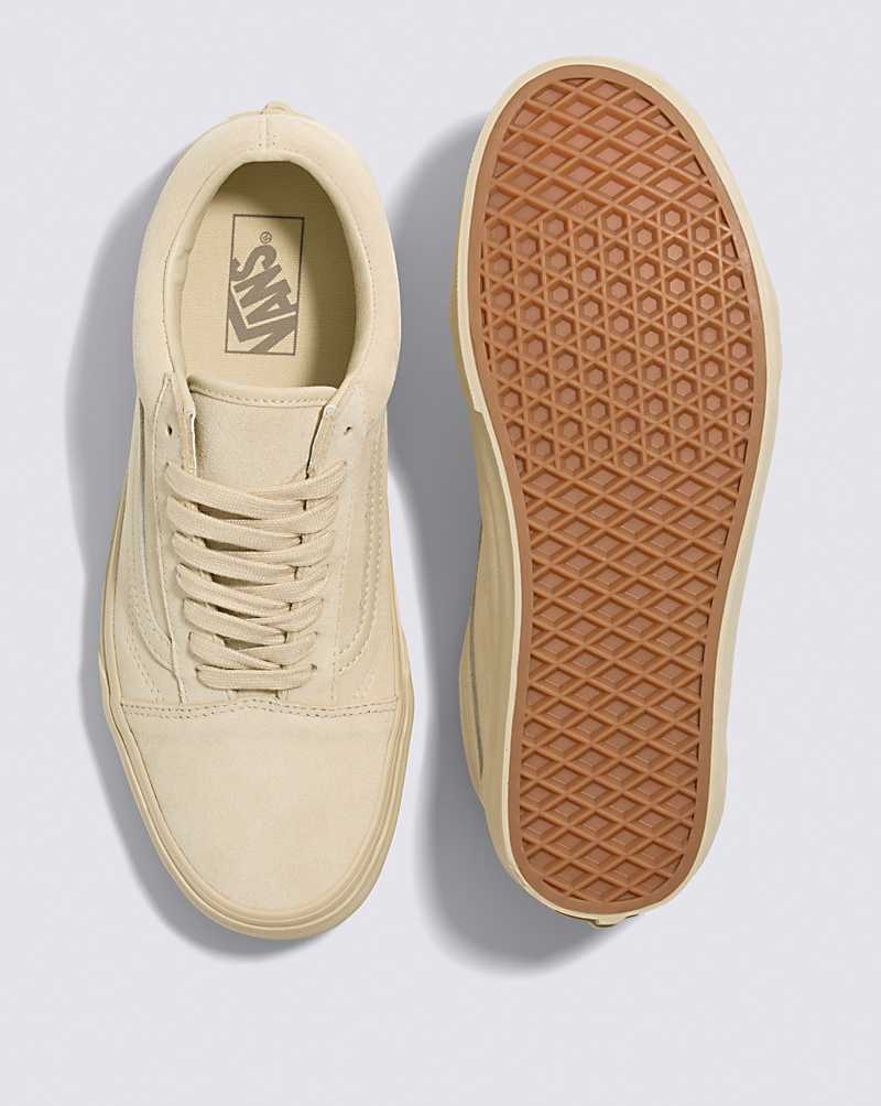 Vans Old Skool Mono Wildleder Schuhe Damen Beige | Österreich EUATRS647