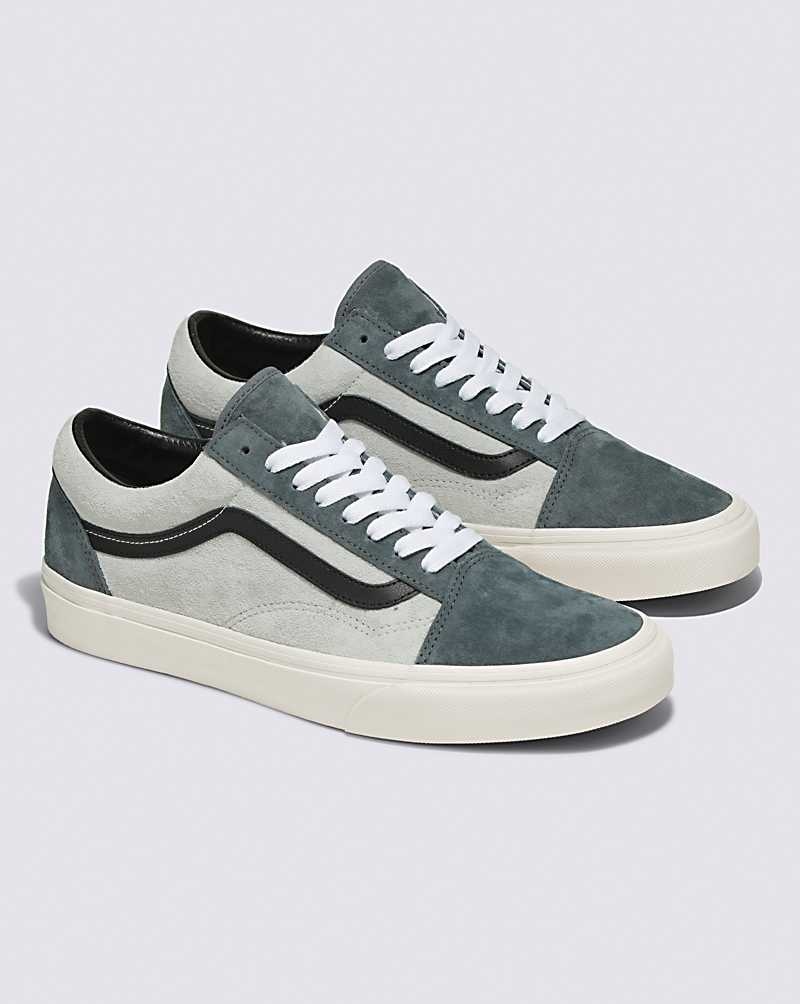 Vans Old Skool Pig Wildleder 2-Tone Schuhe Herren Grün | Österreich QPOFBK541