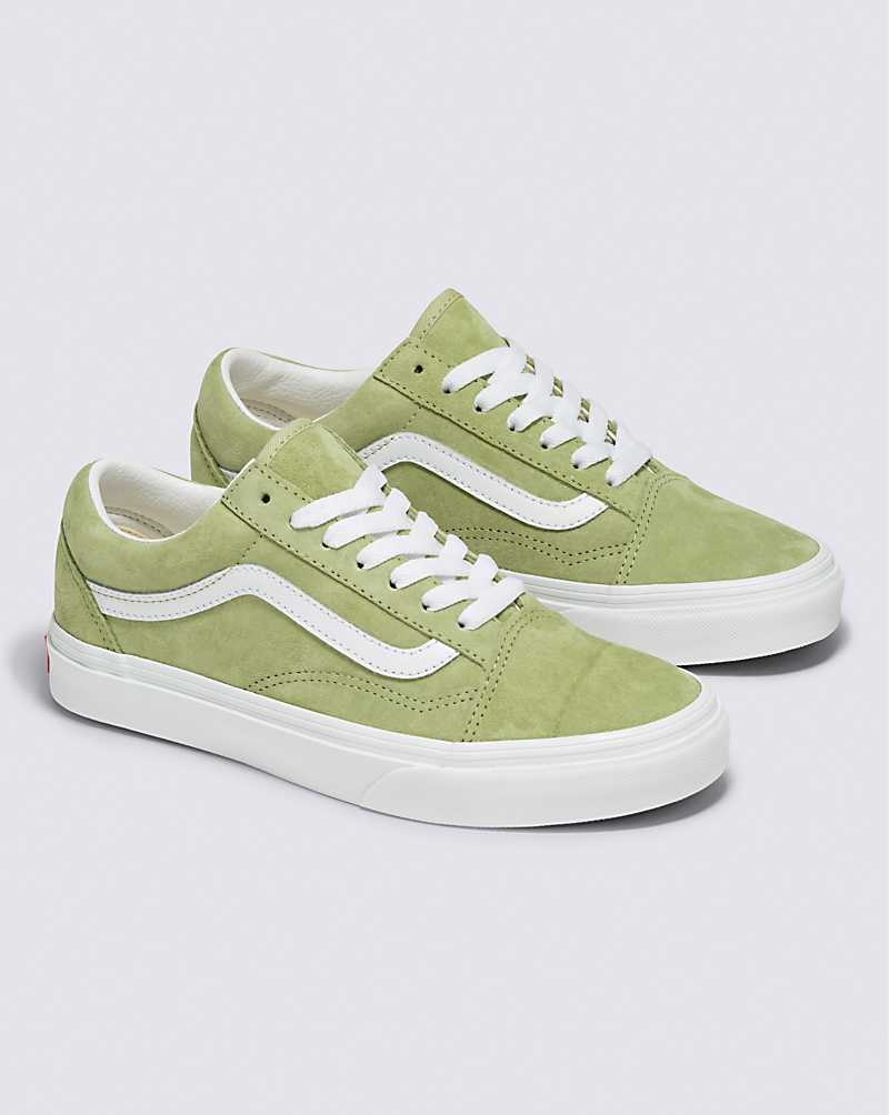 Vans Old Skool Pig Wildleder Schuhe Damen Grün | Österreich SKNYRD316