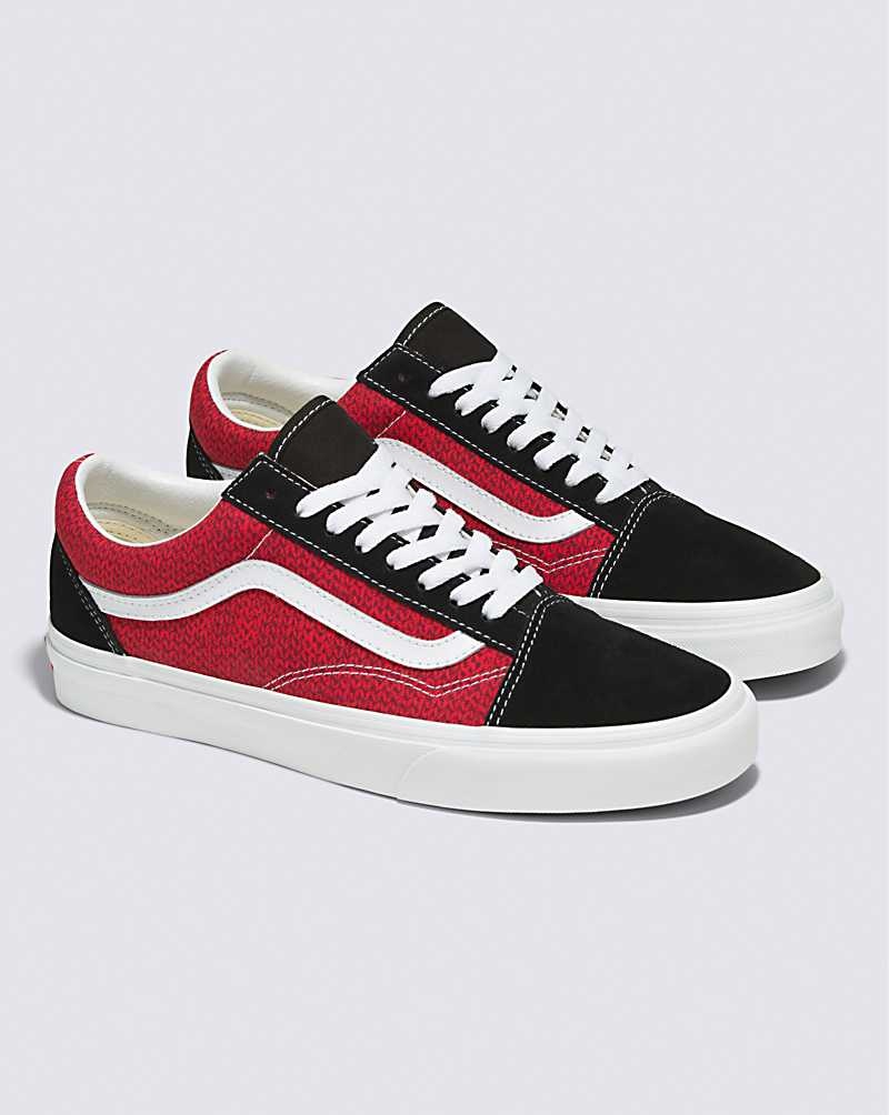 Vans Old Skool Schuhe Damen Rot Weiß | Österreich DQUGXT417