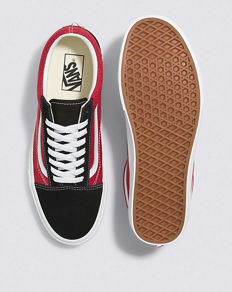 Vans Old Skool Schuhe Damen Rot Weiß | Österreich DQUGXT417