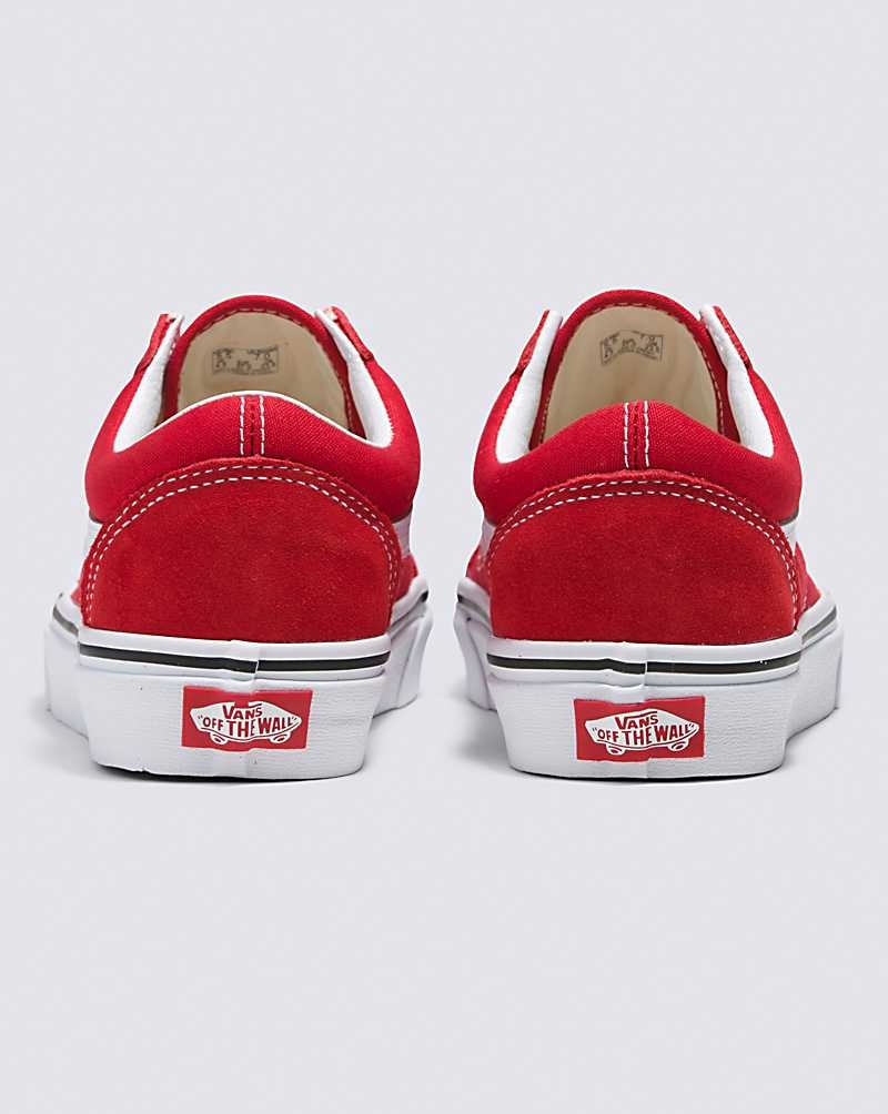 Vans Old Skool Schuhe Damen Rot Weiß | Österreich JOYKTA780