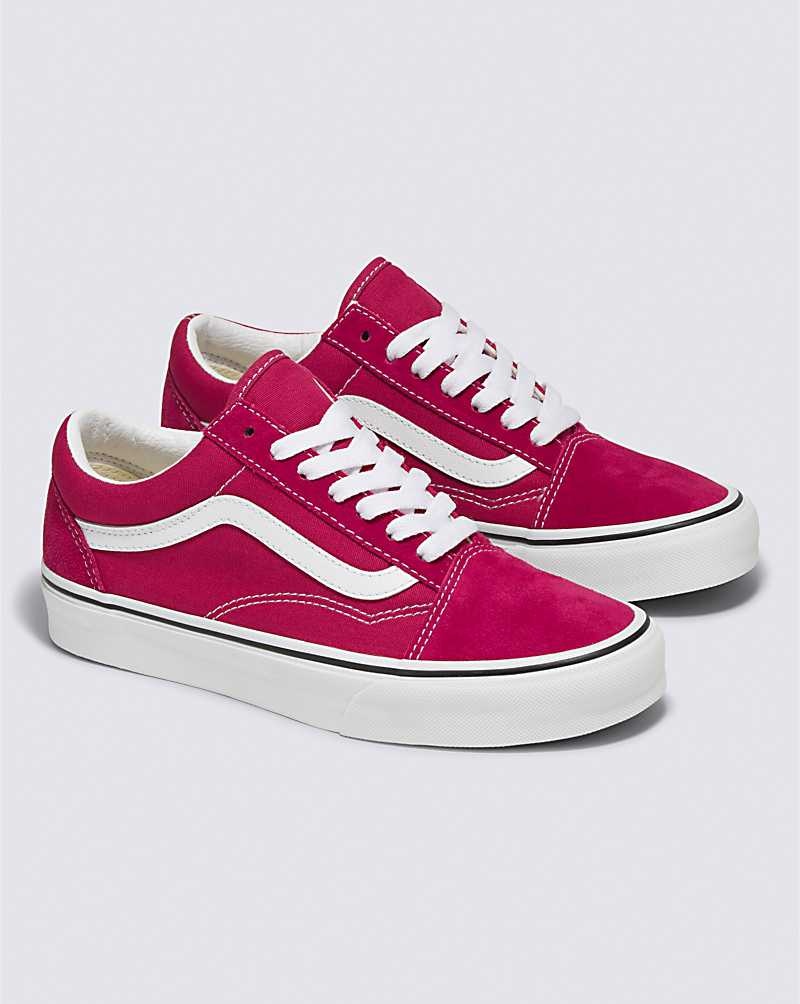 Vans Old Skool Schuhe Damen Rot | Österreich BDJXCW789