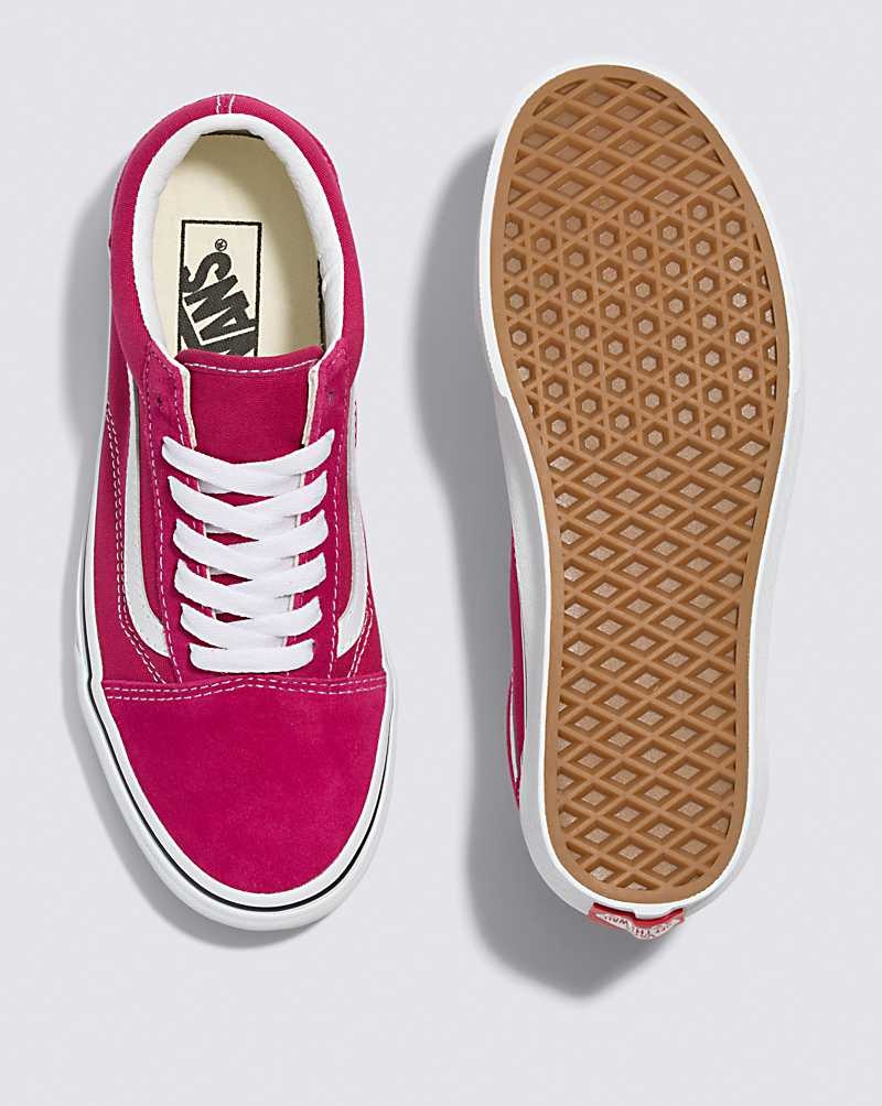 Vans Old Skool Schuhe Damen Rot | Österreich BDJXCW789