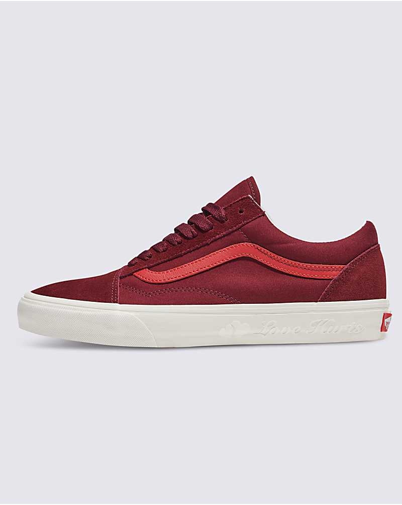 Vans Old Skool Schuhe Damen Rot | Österreich NCZAKT483