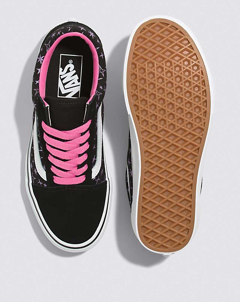 Vans Old Skool Schuhe Damen Schwarz Rosa | Österreich HDAKFJ617