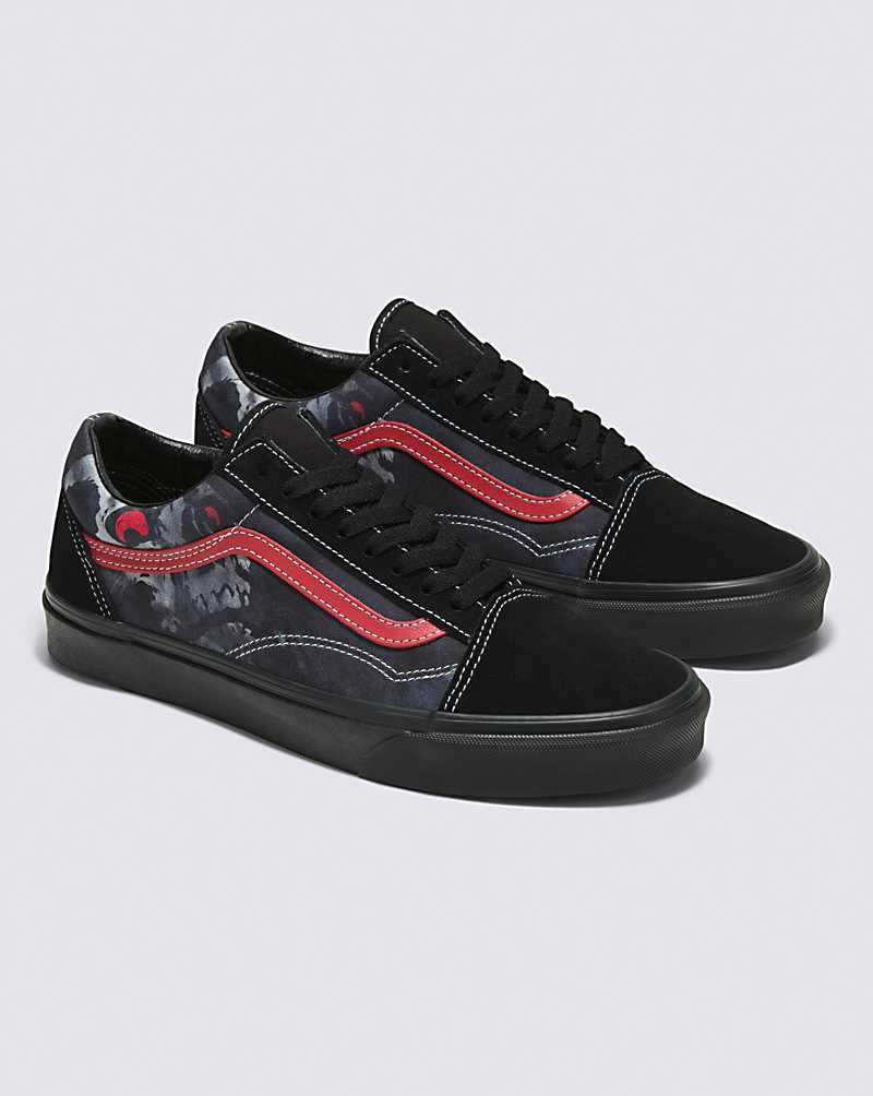 Vans Old Skool Schuhe Damen Schwarz | Österreich ZLRXGT783