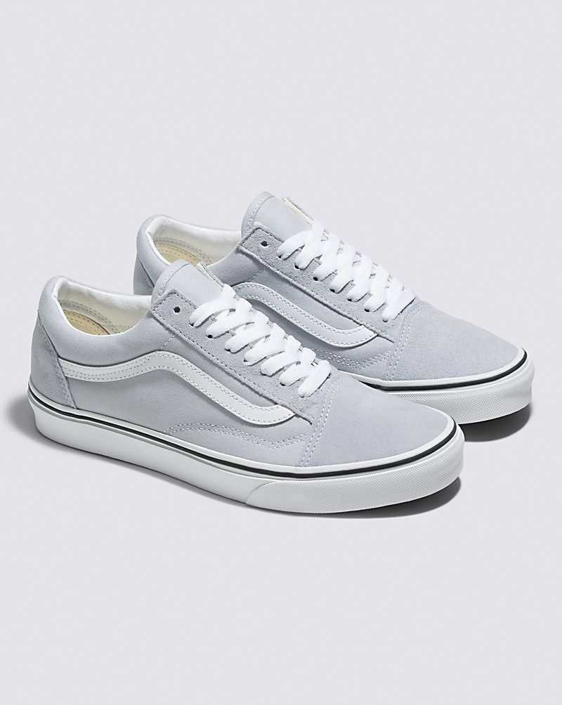 Vans Old Skool Schuhe Herren Grau Weiß | Österreich QWTVZU260