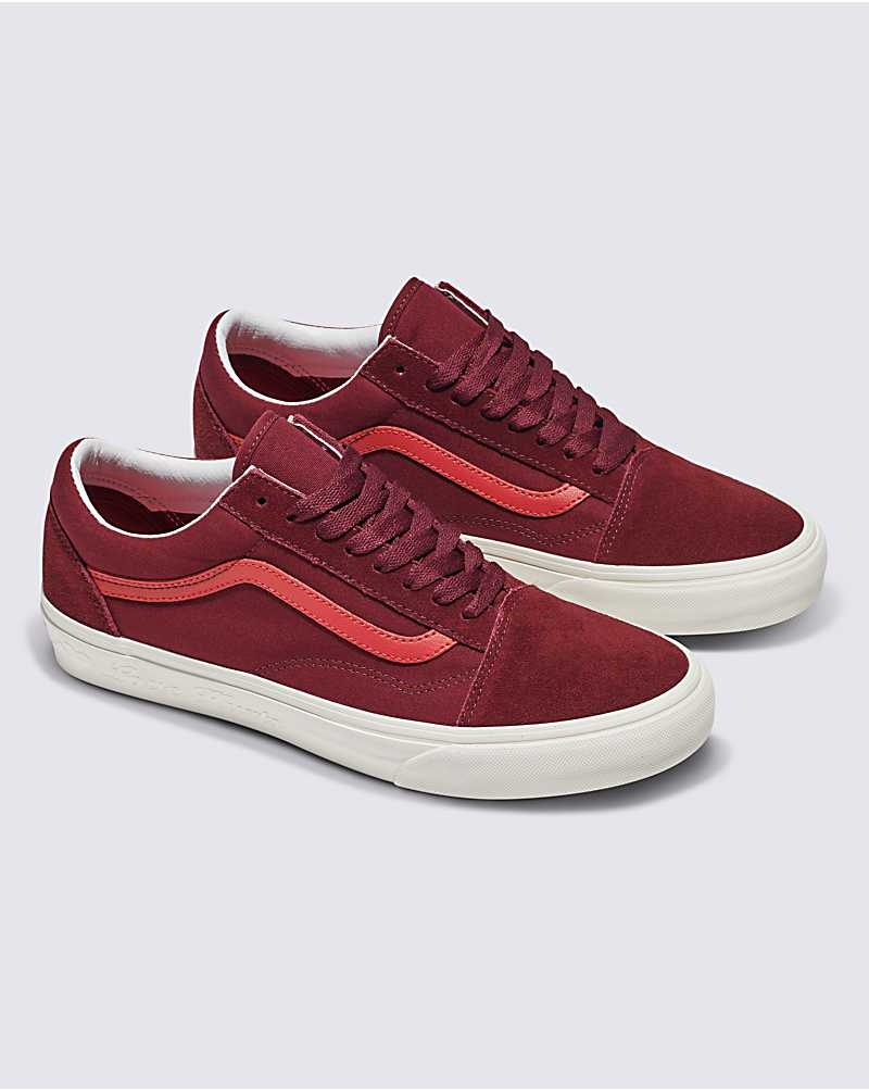 Vans Old Skool Schuhe Herren Rot | Österreich ZVCKAJ425