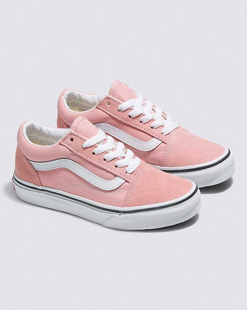 Vans Old Skool Schuhe Kinder Rosa Weiß | Österreich PQTFOE931