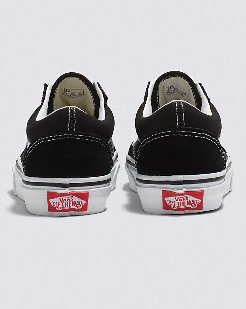 Vans Old Skool Schuhe Kinder Schwarz Weiß | Österreich QBVTLG326