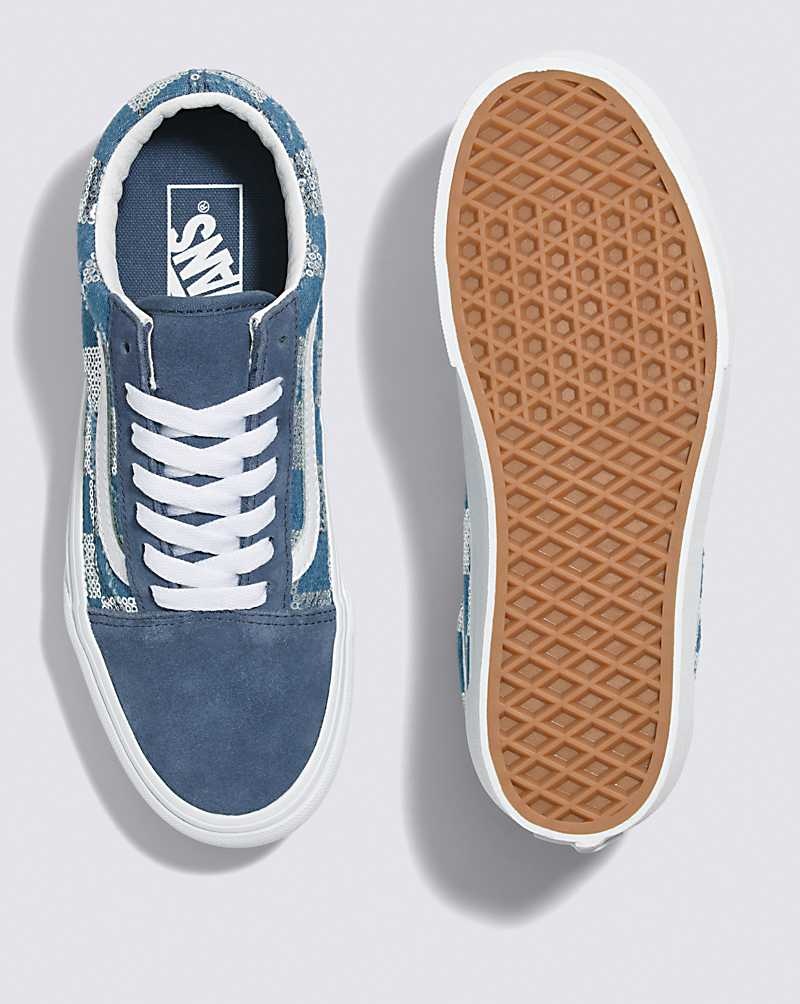 Vans Old Skool Stackform Schuhe Damen Indigo | Österreich FSJQCI463