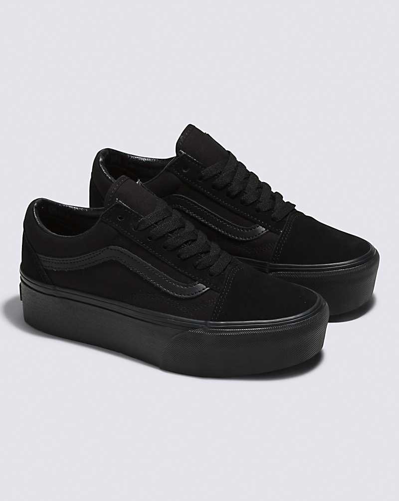 Vans Old Skool Stackform Schuhe Damen Schwarz | Österreich YGPSHB762