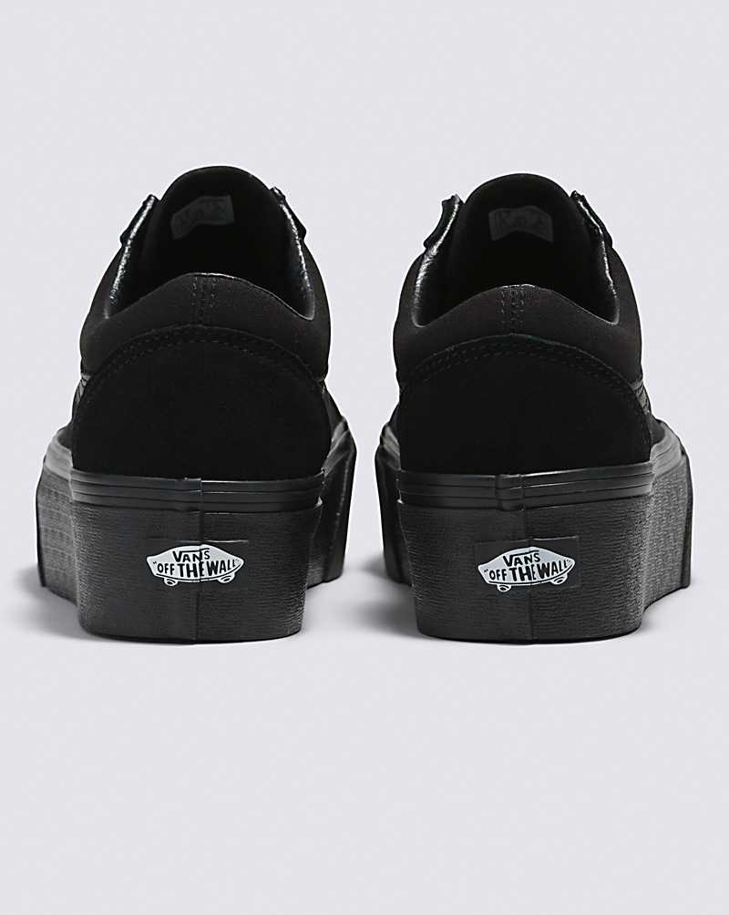 Vans Old Skool Stackform Schuhe Damen Schwarz | Österreich YGPSHB762