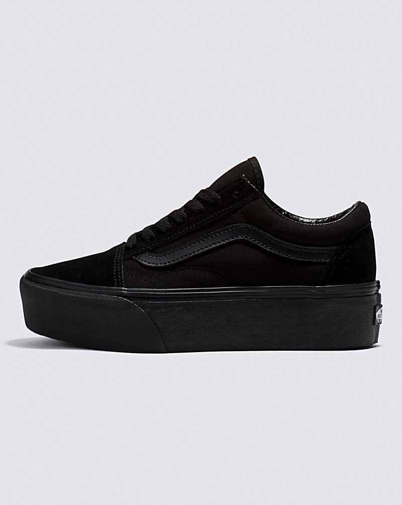 Vans Old Skool Stackform Schuhe Damen Schwarz | Österreich YGPSHB762