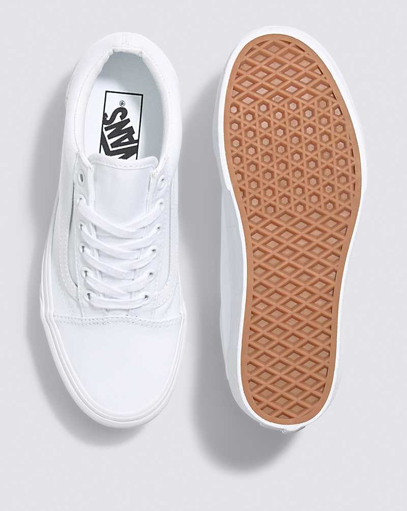 Vans Old Skool Stackform Schuhe Damen Weiß | Österreich QBKALO587