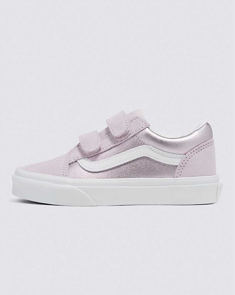 Vans Old Skool V Metallic Schuhe Kinder Lavendel | Österreich AJWERX643