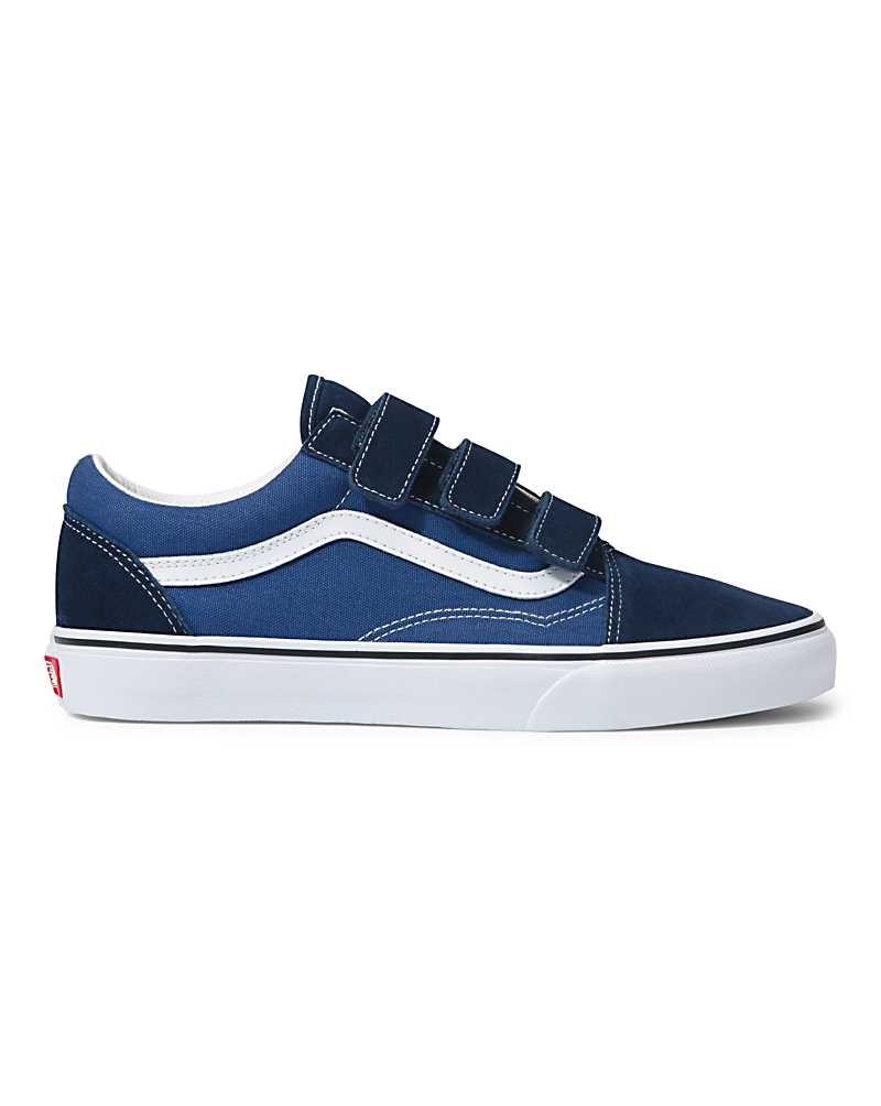 Vans Old Skool V Schuhe Damen Blau | Österreich YGOJRZ283