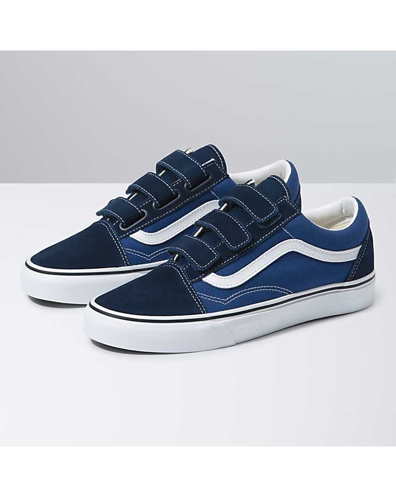 Vans Old Skool V Schuhe Herren Blau | Österreich DKHLVT367