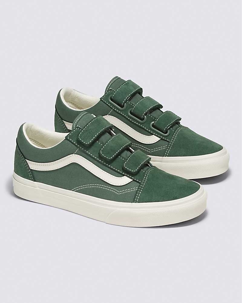 Vans Old Skool V Wildleder Canvas Schuhe Herren Grün | Österreich SVMUOY305