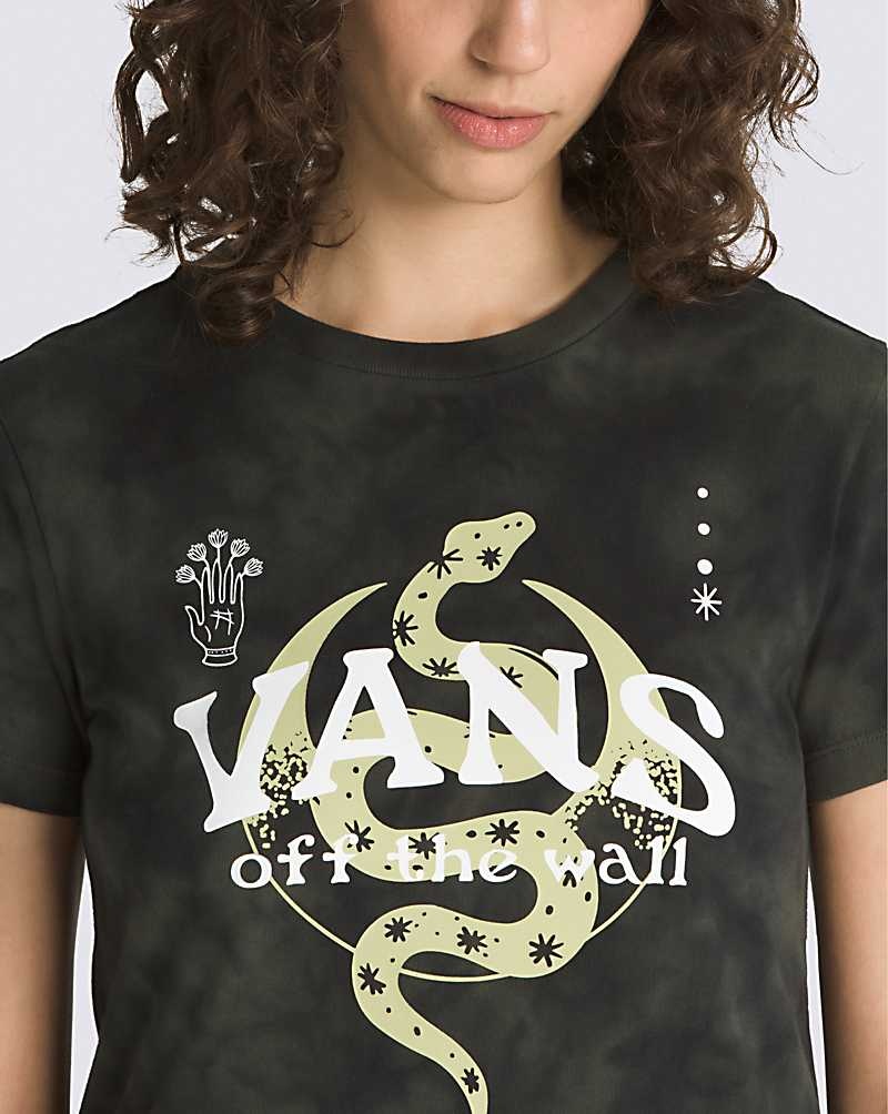 Vans Otherworld Crew T-Shirt Damen Grün | Österreich FJLTYB065