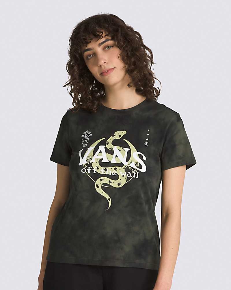 Vans Otherworld Crew T-Shirt Damen Grün | Österreich FJLTYB065