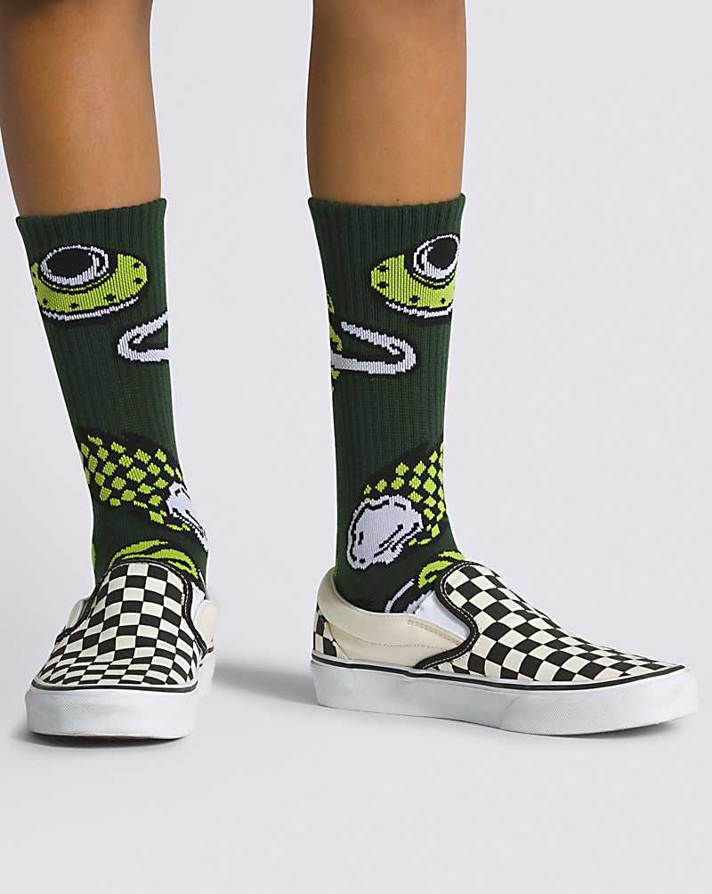 Vans Out Of This Universe Crew Socken Kinder Grün | Österreich YNTXKH620