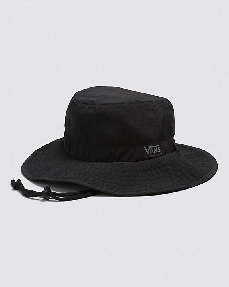 Vans Outdoors Boonie Nylon Bucket Hüte Herren Schwarz | Österreich AYOEPJ398