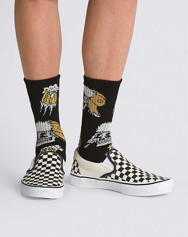 Vans Outer Limits Crew Socken Herren Schwarz | Österreich VACFMN146