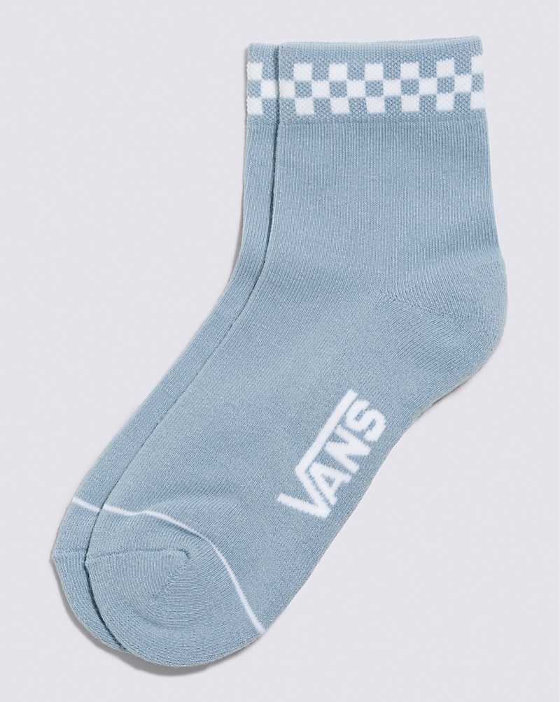 Vans Peek-A-Check Crew Socken Damen Blau | Österreich HCJEZM046