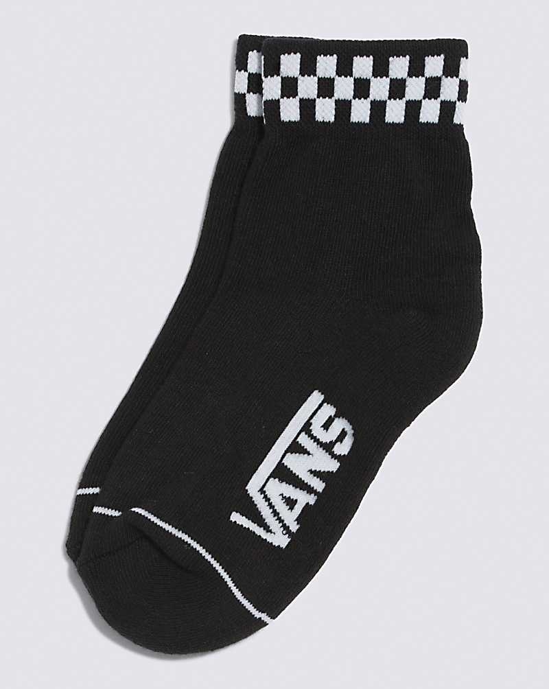 Vans Peek-A-Check Socken Kinder Schwarz | Österreich IULZWD374